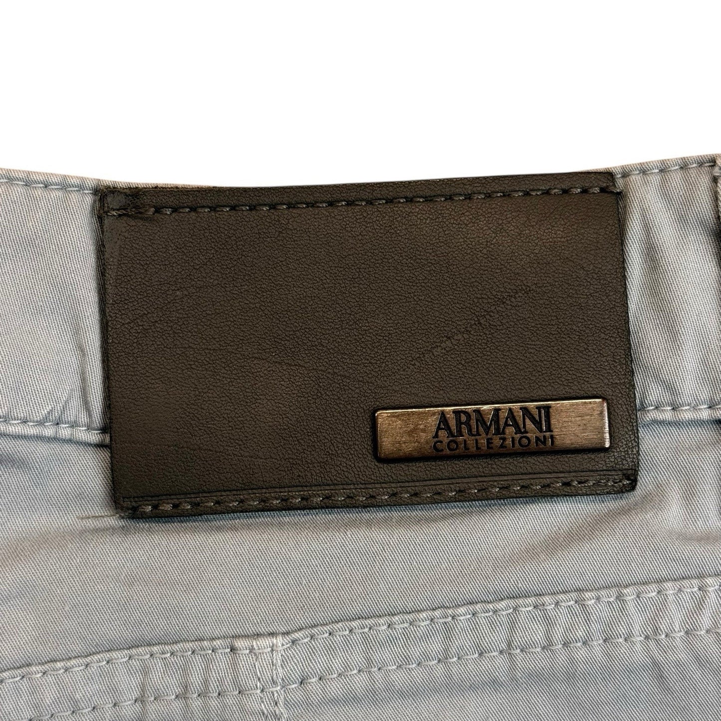 Armani Collezioni Pants Women’s Size 26 Gray Straight Leg Designer Italy