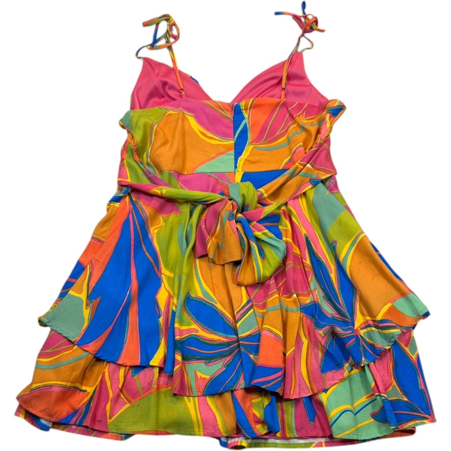 NEW Midnight Doll Women's Size XL Sleeveless Fit & Flare Dress 100% Rayon Blouse