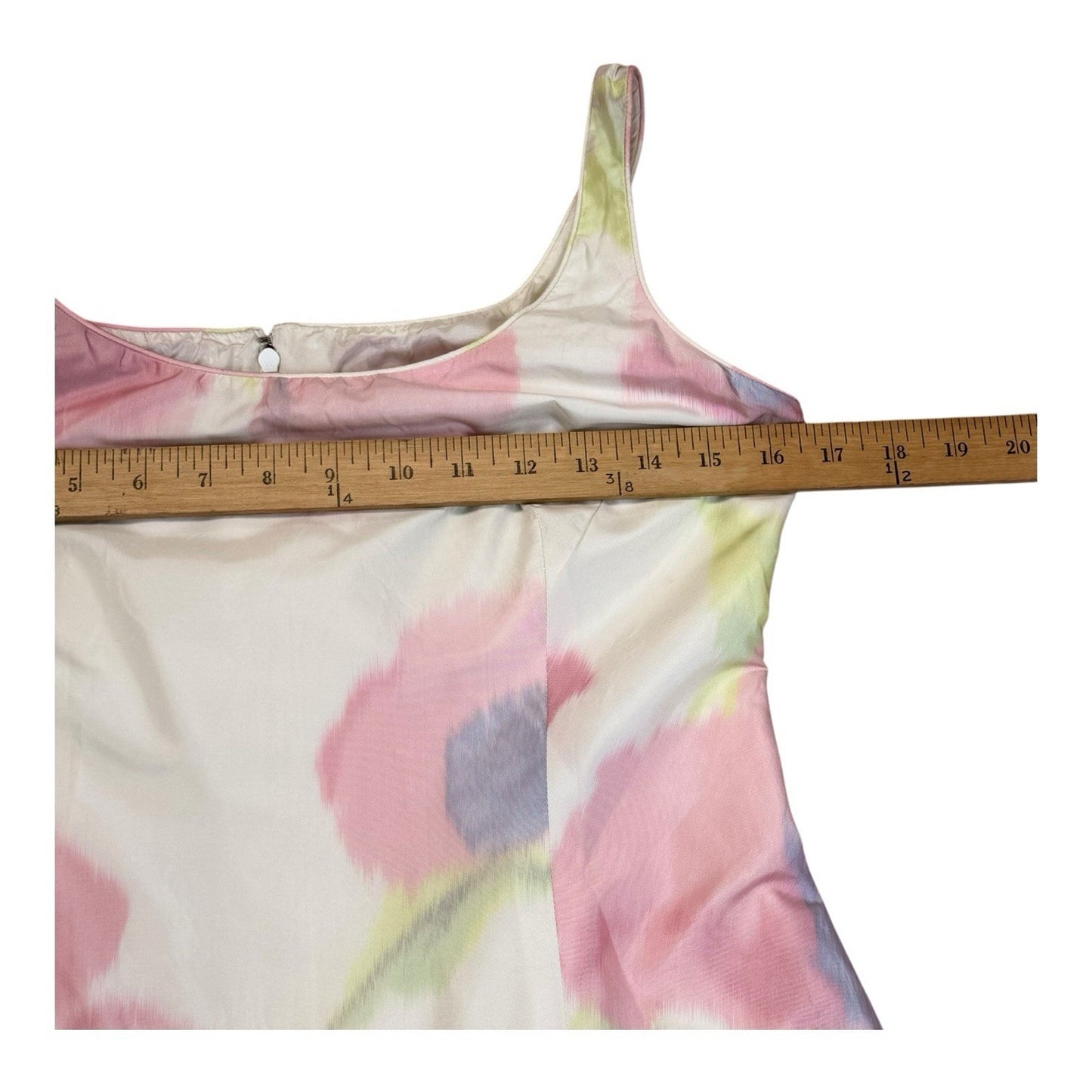 Bill Blass Neiman Marcus Vintage Floral Dress Womens Made USA 1980's