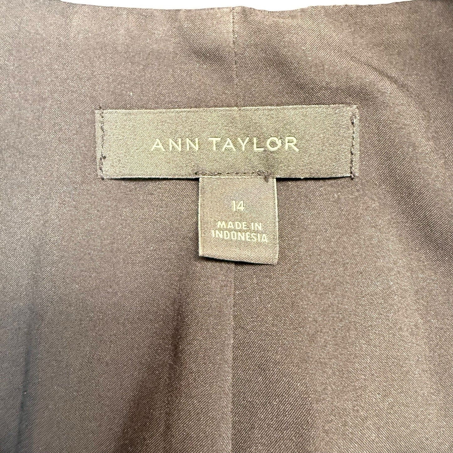 Ann Taylor Black Blazer & Skirt Suit, Set Women’s Size 14 Career Work Set