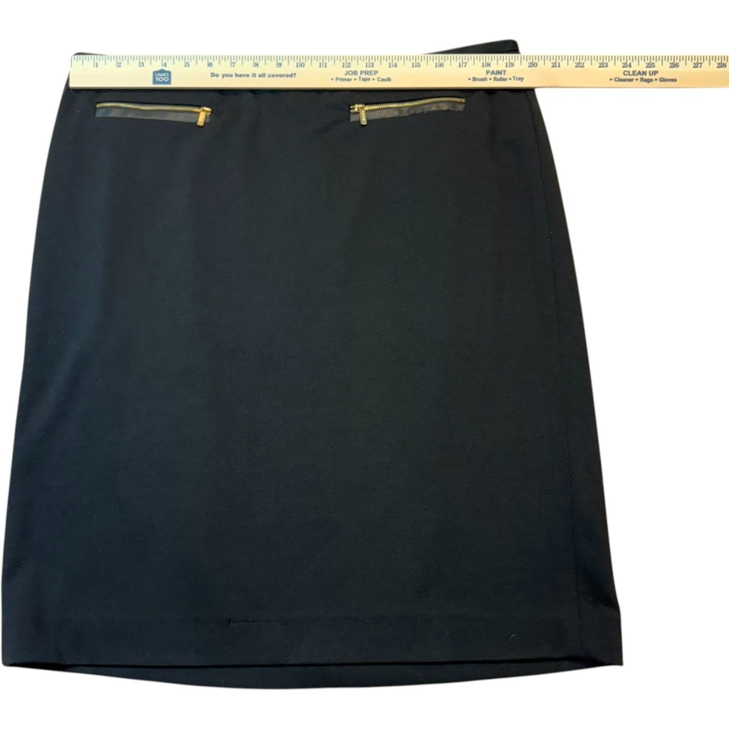 NEW Calvin Klein Women's Size 18 Black Sleek Business Formal Plain Pencil Skirt