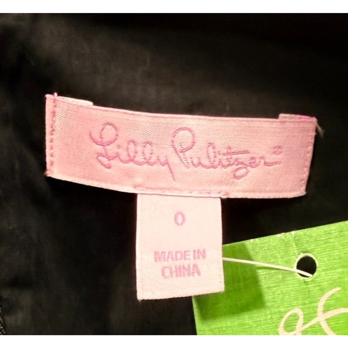 NWT Lilly Pulitzer Valli Shift Dress Black Size 0 Cotton MSRP $198 Women's