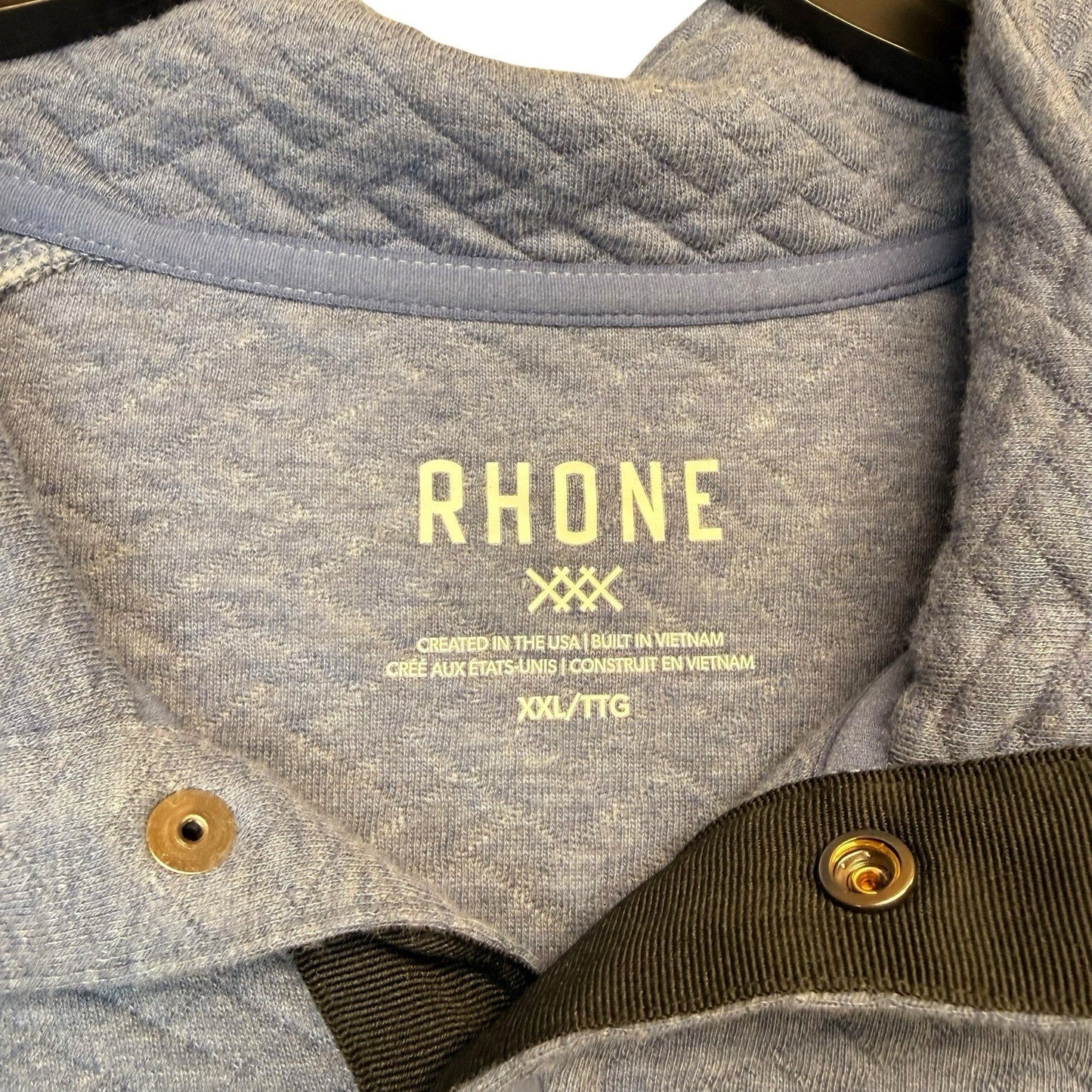 Rhone Weekender Pullover Men’s NWT Ocean Blue Heather Small 2XL $138
