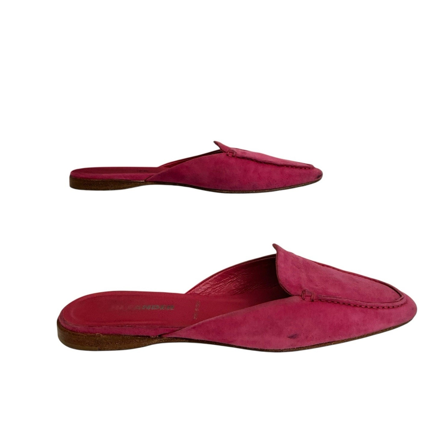 JIL SANDER Women’s Suede Slip-On Loafers Size IT 36 / US 6 – Minimalist Luxury Shoes