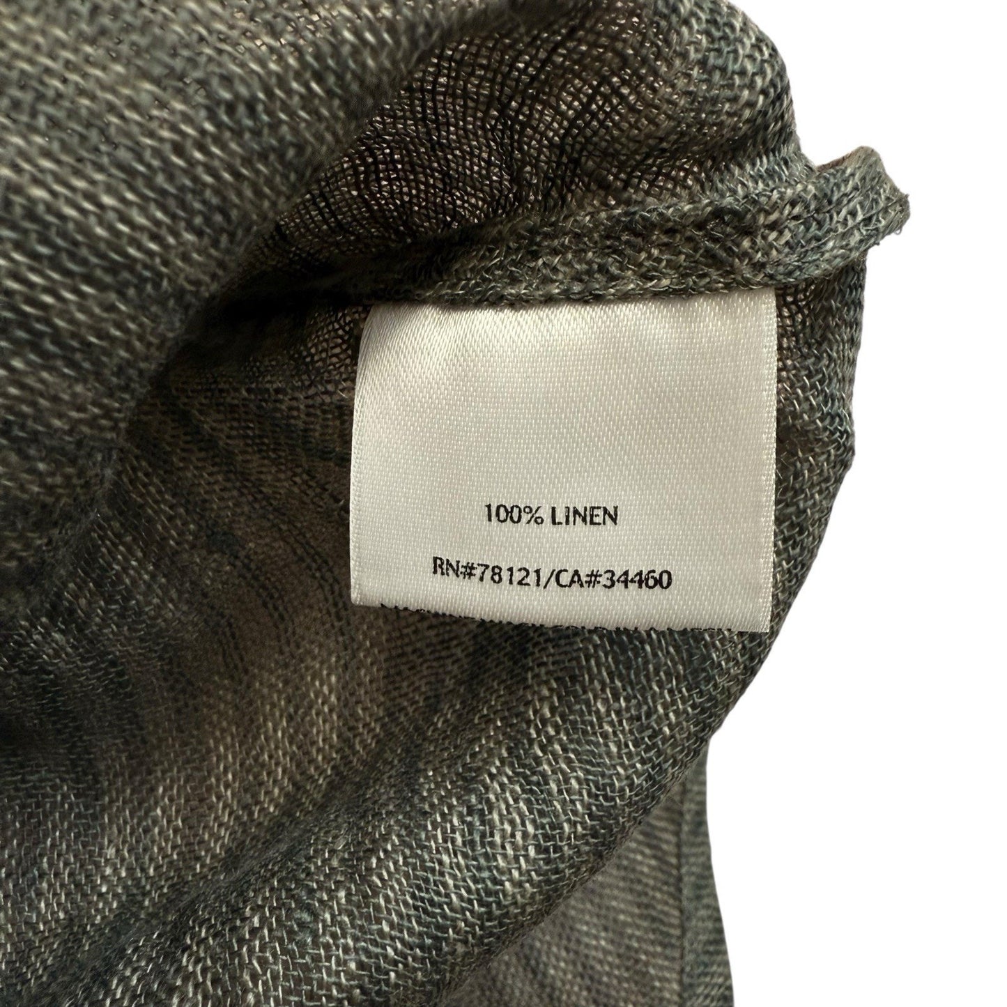 Eileen Fisher Wool Blend Sleeveless Tunic Women's T-Shirt Gray Chevron XS