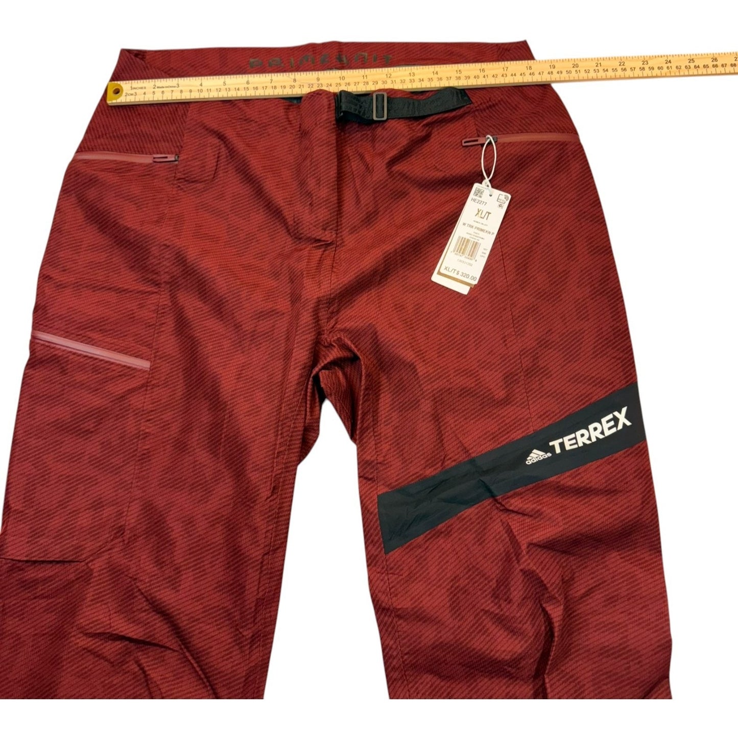 Adidas Terrex Women’s XLT Shadow Red Hiking Pants X-LT NEW Primknit $320