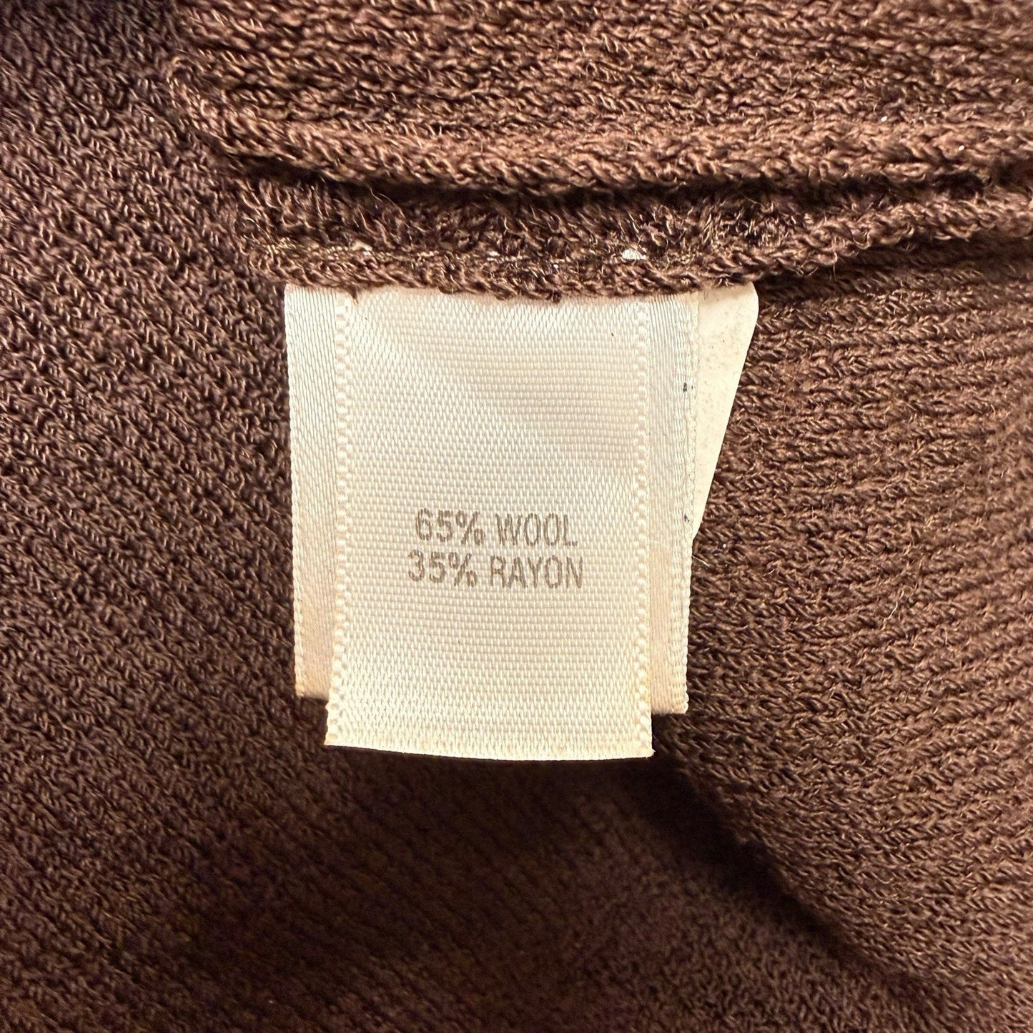 St. John Colorblock Knit Dress Women’s 12 Brown Ivory Sleeveless Wool