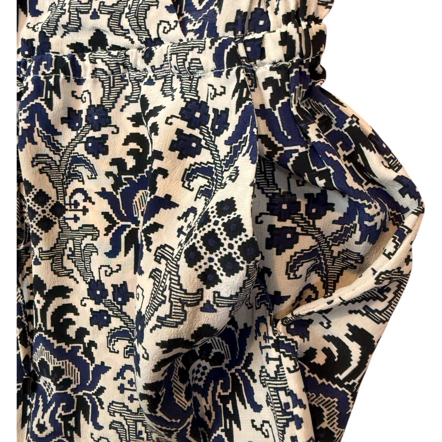 Inter Mix Women's Romper Small Long Sleeve Gorgeous Pattern