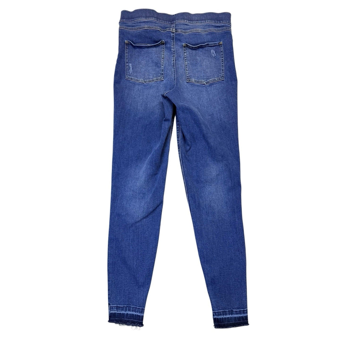 SPANX Pull On Skinny Jeans Blue Stretch Shaping Size Large NWT Women's