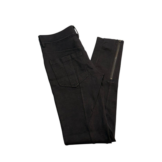 Burberry Brit Bayswater Ankle Zip Skinny Knit Pants Black Women’s Size XS