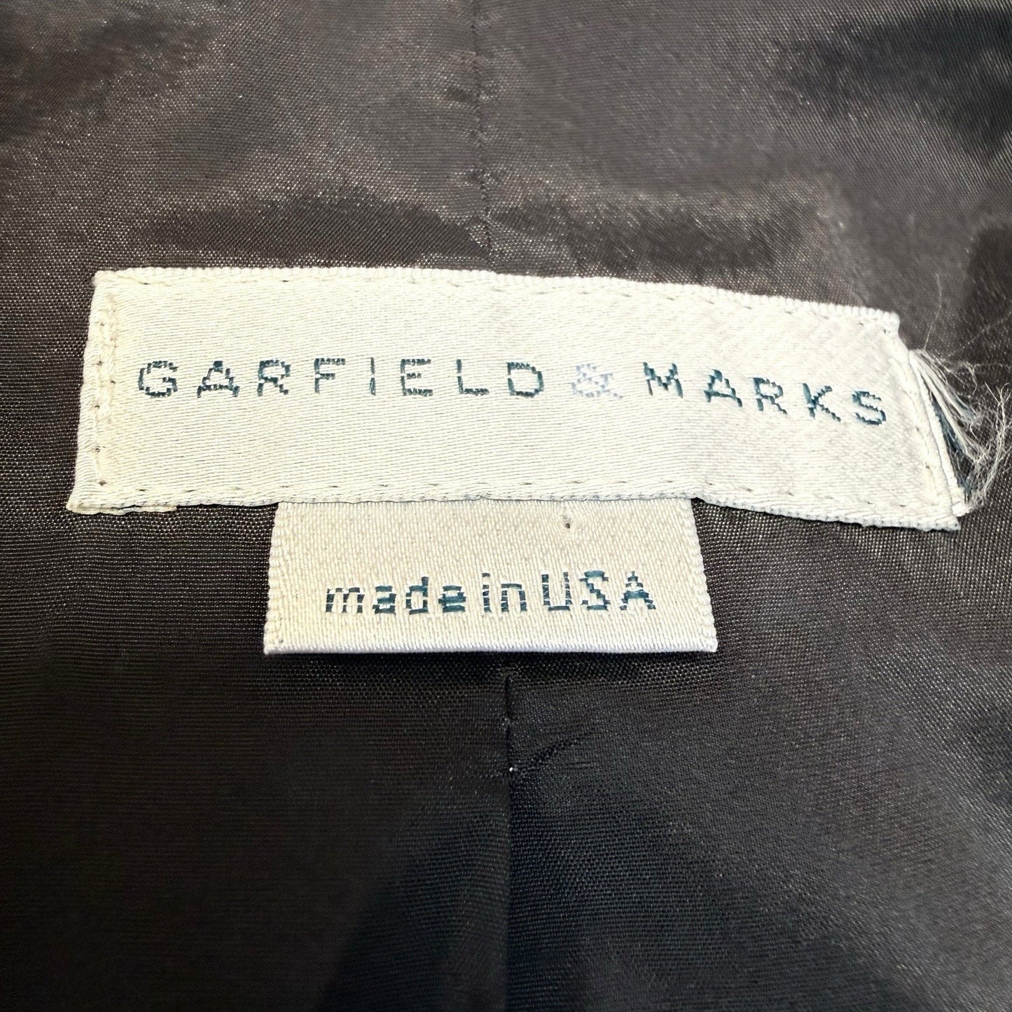 Vintage Garfield & Marks Gray Wool Suit Blazer Pants Set Made USA 16 Women's