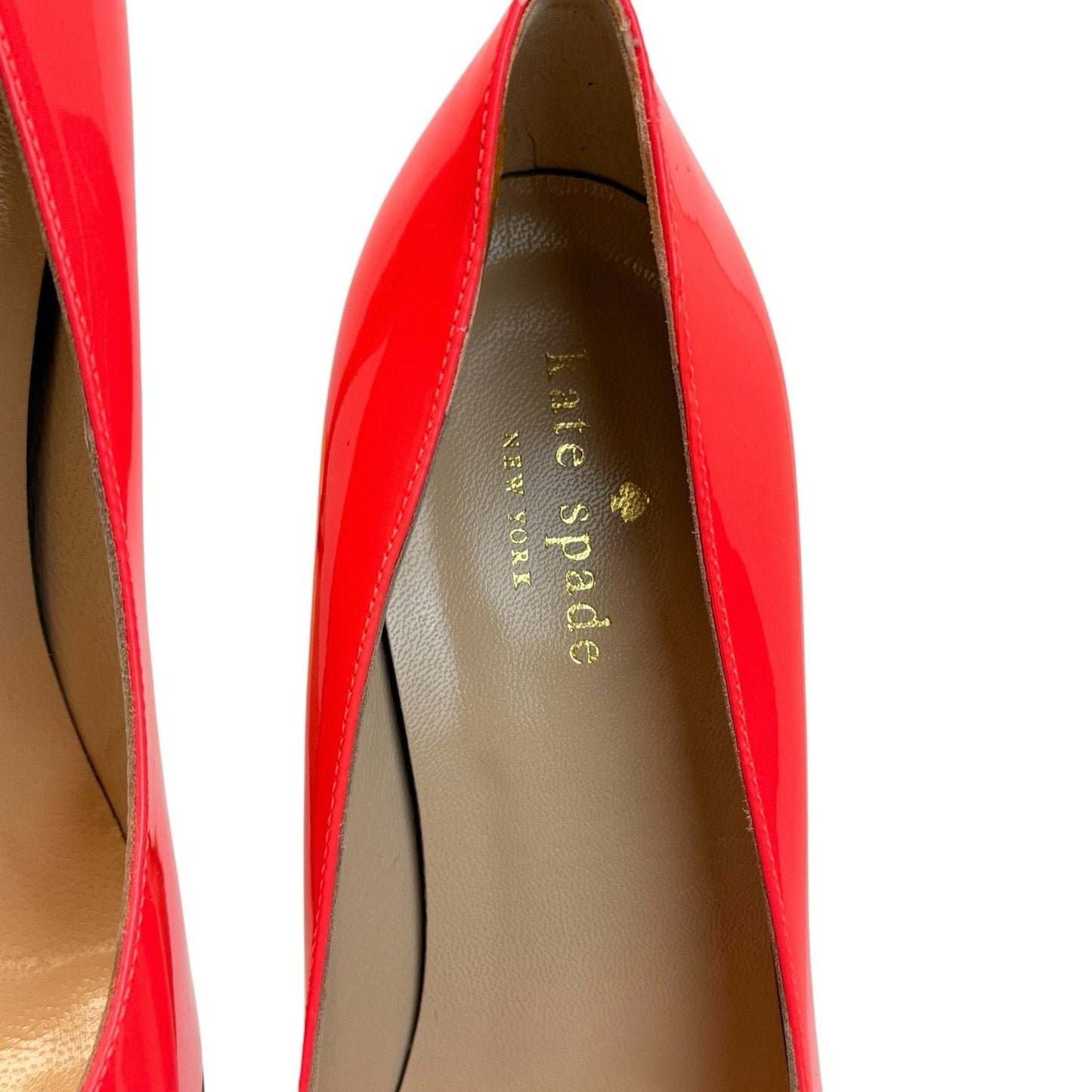 Women's Kate Spade Lilia Geranium Patent Bow Pumps/Heels/Shoes 8.5 M NIB S1041544