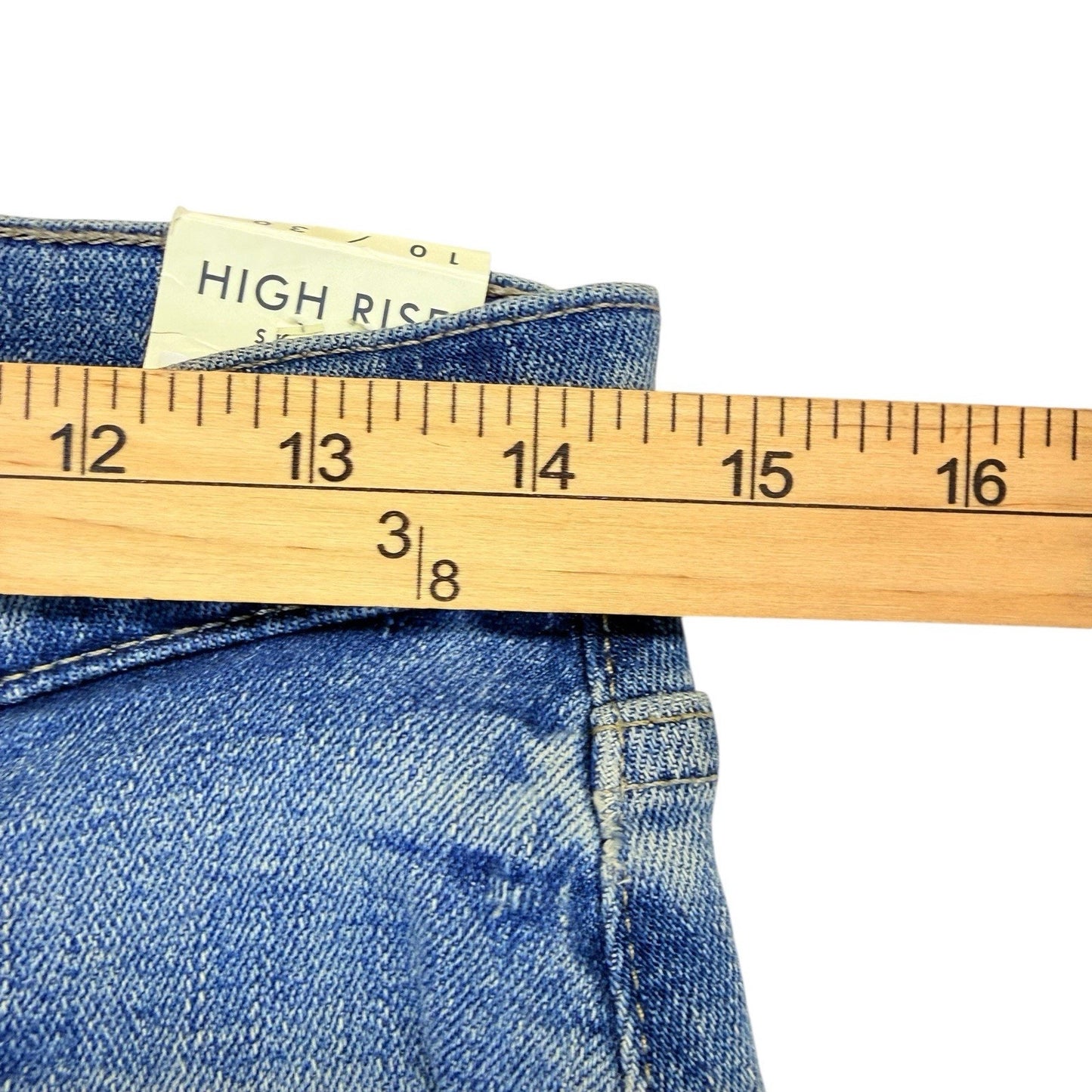 Lucky Brand Bridgette High Rise Skinny Jeans 10/30 Raw Hem NWT Women's