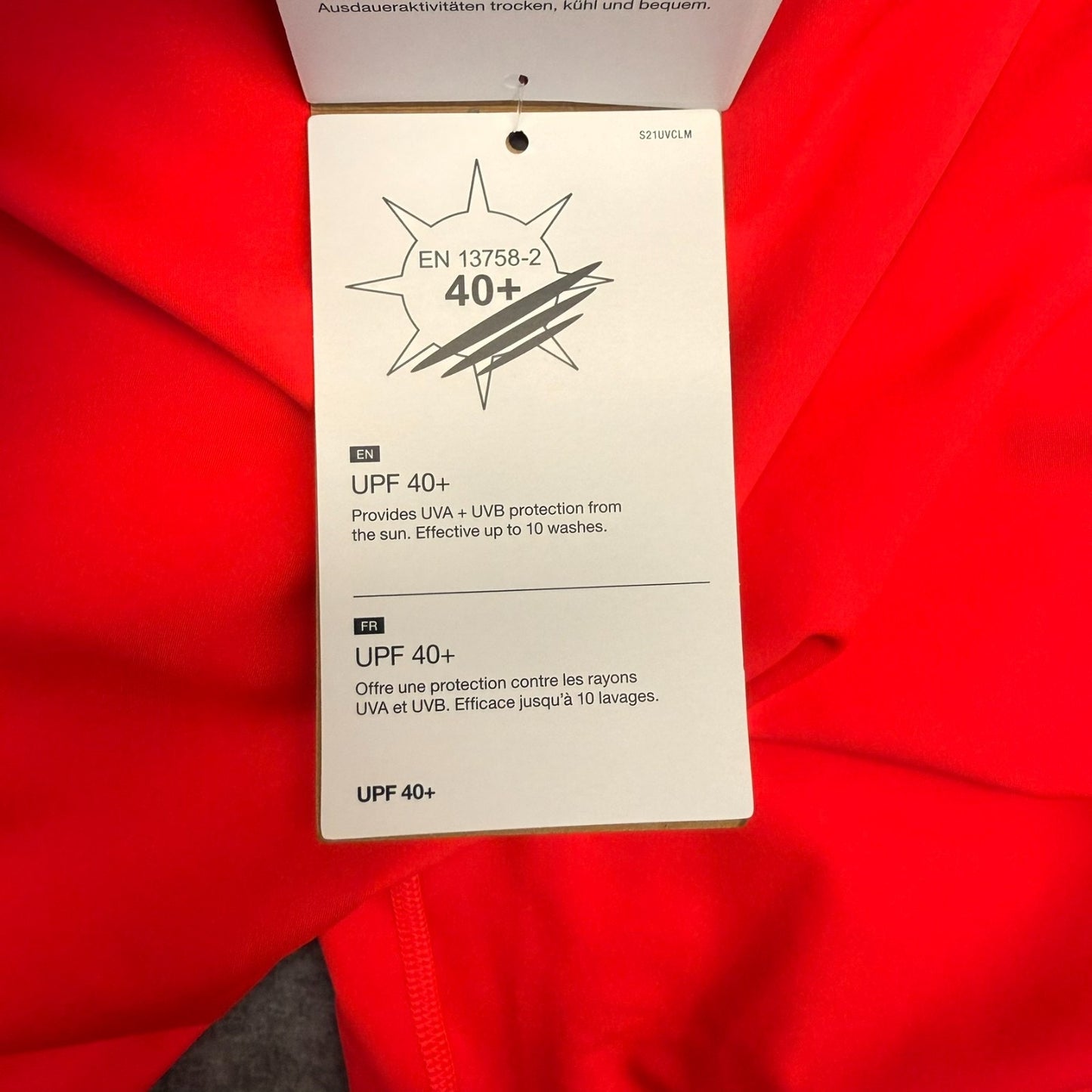 NEW The North Face Women's Size Large Red Fitted Athletic Trail Pants UPF 40+