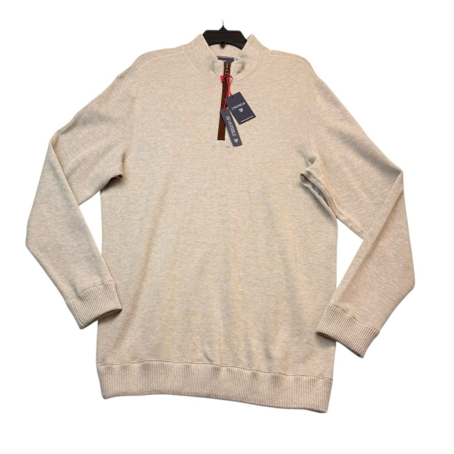 Cremieux Reversible Pullover Sweater Men’s Medium Cotton Modal NWT