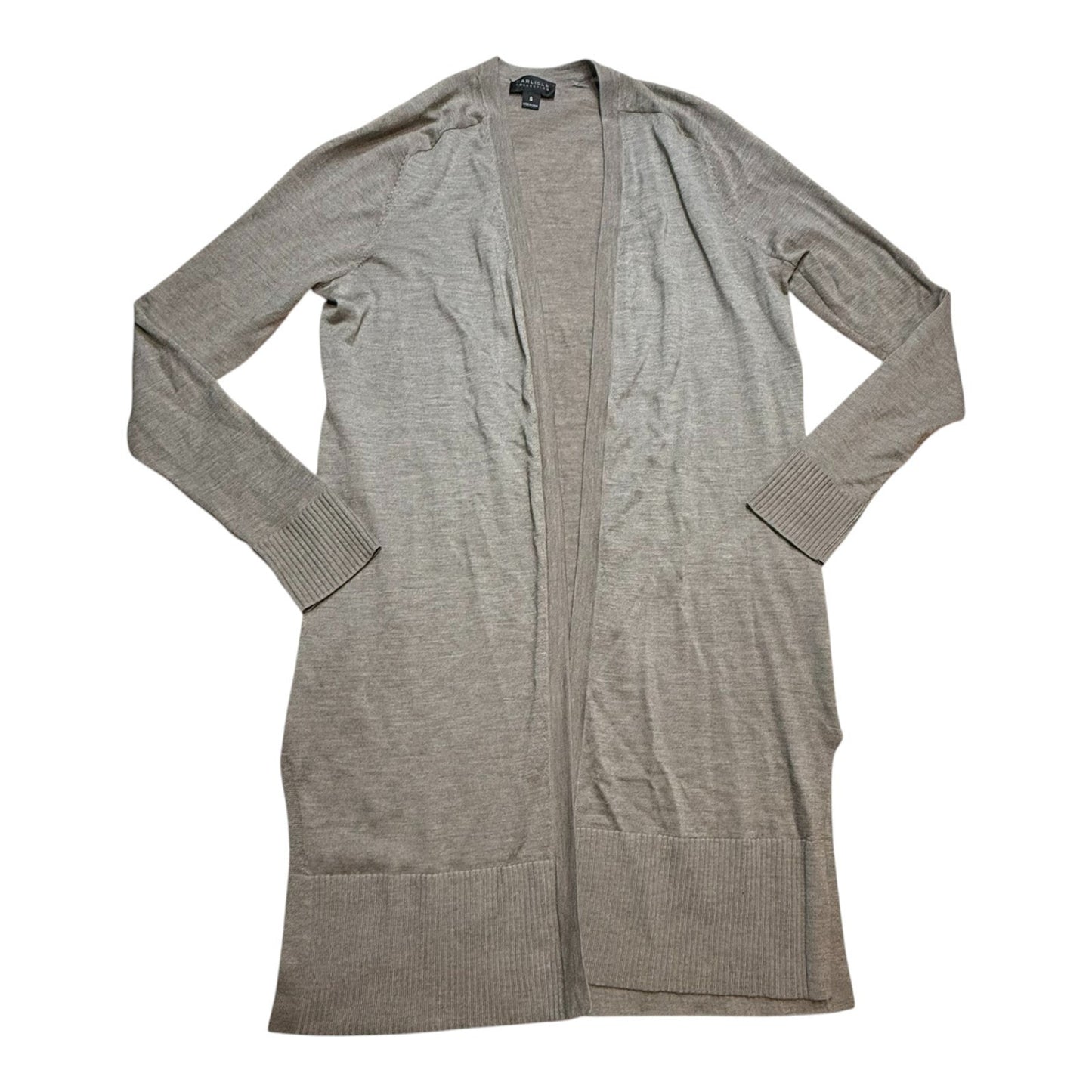 Y2K Carlisle Collection 100% Cashmere Twin Set Cardigan Sleeveless Shell Gray S Women's