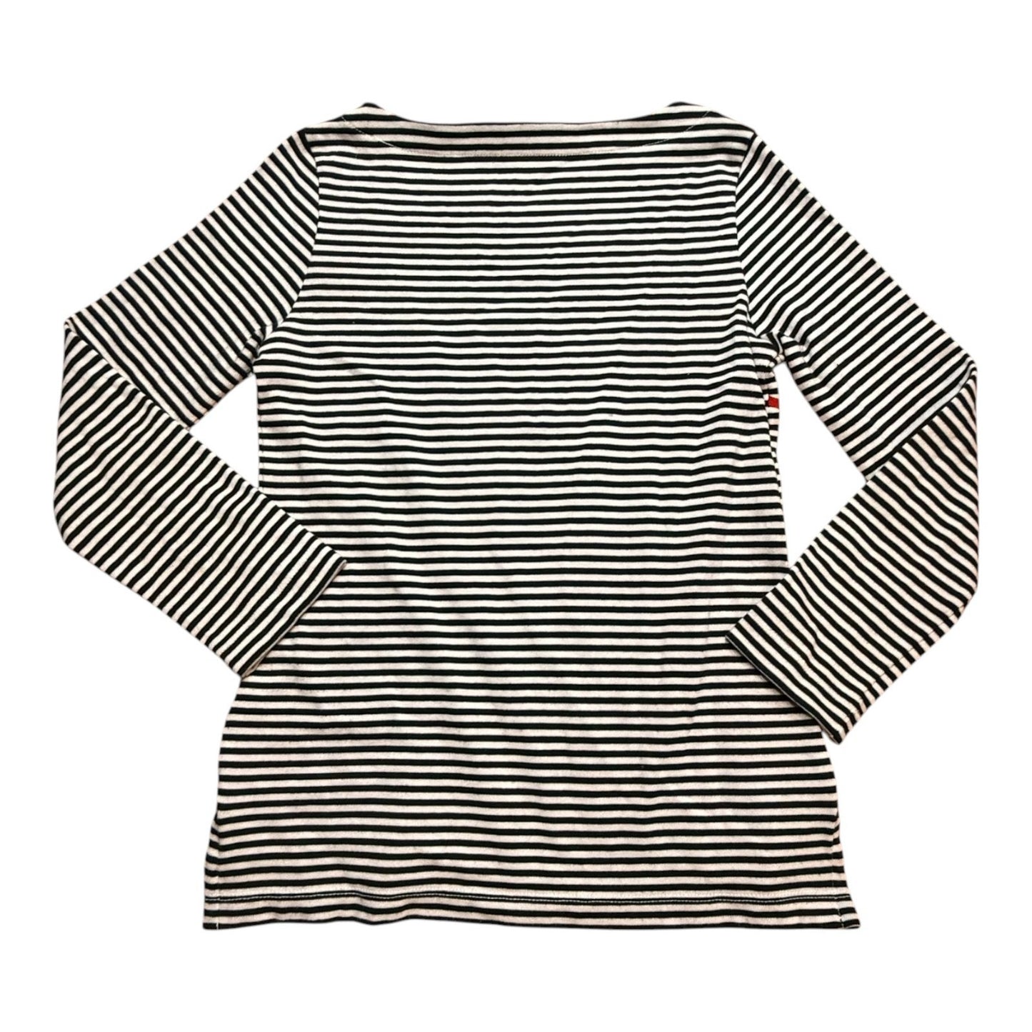 Y2K Kate Spade New York Striped Long Sleeve Graphic Top XS Let’s Fly Away Women's Blouse
