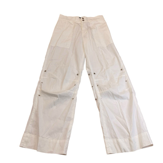 Vintage Ralph Lauren Sport White Cargo Pants Women’s Y2K Utility Cotton Size 4