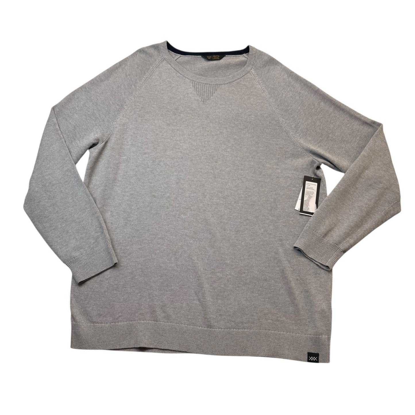 Rhone Dubliner Crewneck Sweater 2XL NWT Raglan Gray Heather $118 Women's
