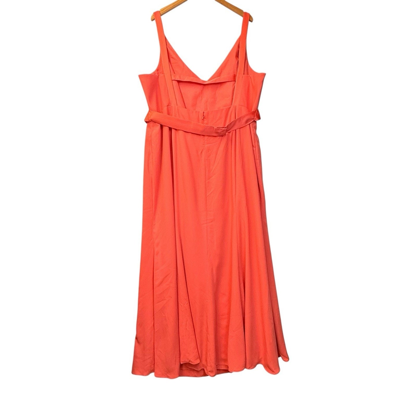 White by Vera Wang Coral Maxi Dress Empire Waist Size 26 Women's