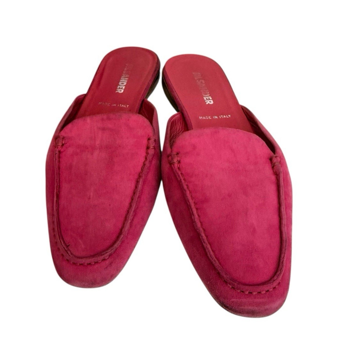 JIL SANDER Women’s Suede Slip-On Loafers Size IT 36 / US 6 – Minimalist Luxury Shoes
