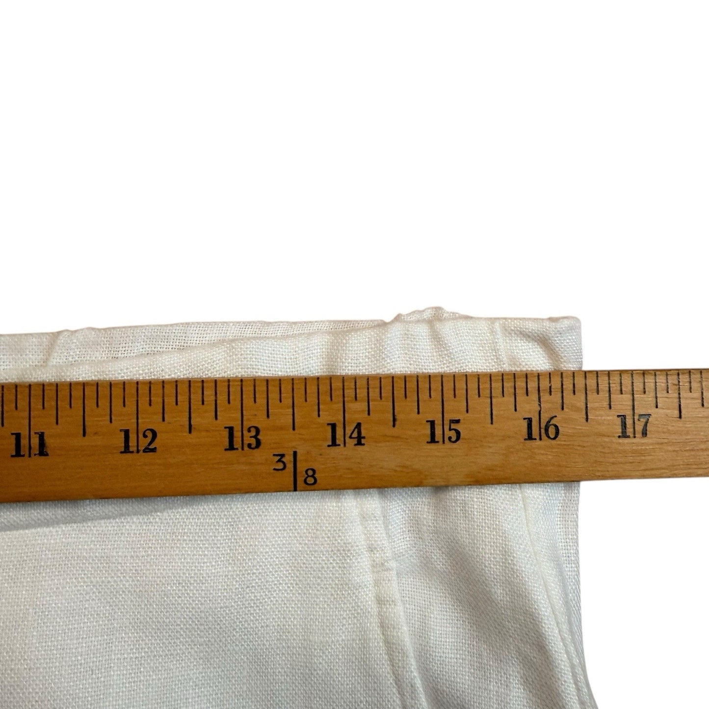 Vintage Eileen Fisher Linen Pants Women’s XXS TP White Elastic Waist 90s