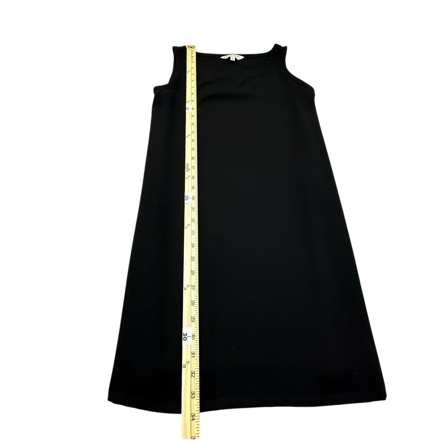 Women's Vintage David Dart Black Button Jacket & Sleeveless Dress Set Petite