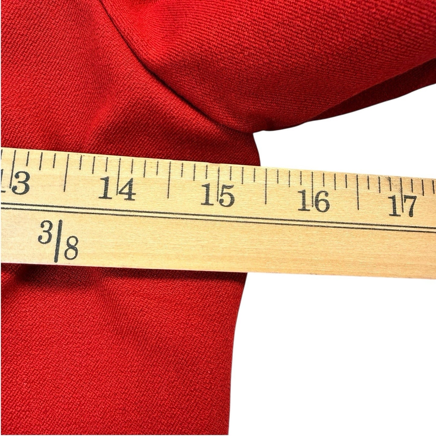 Doncaster Women’s 2P Petite Red Cotton Spandex Jacket & Pants Suit Set