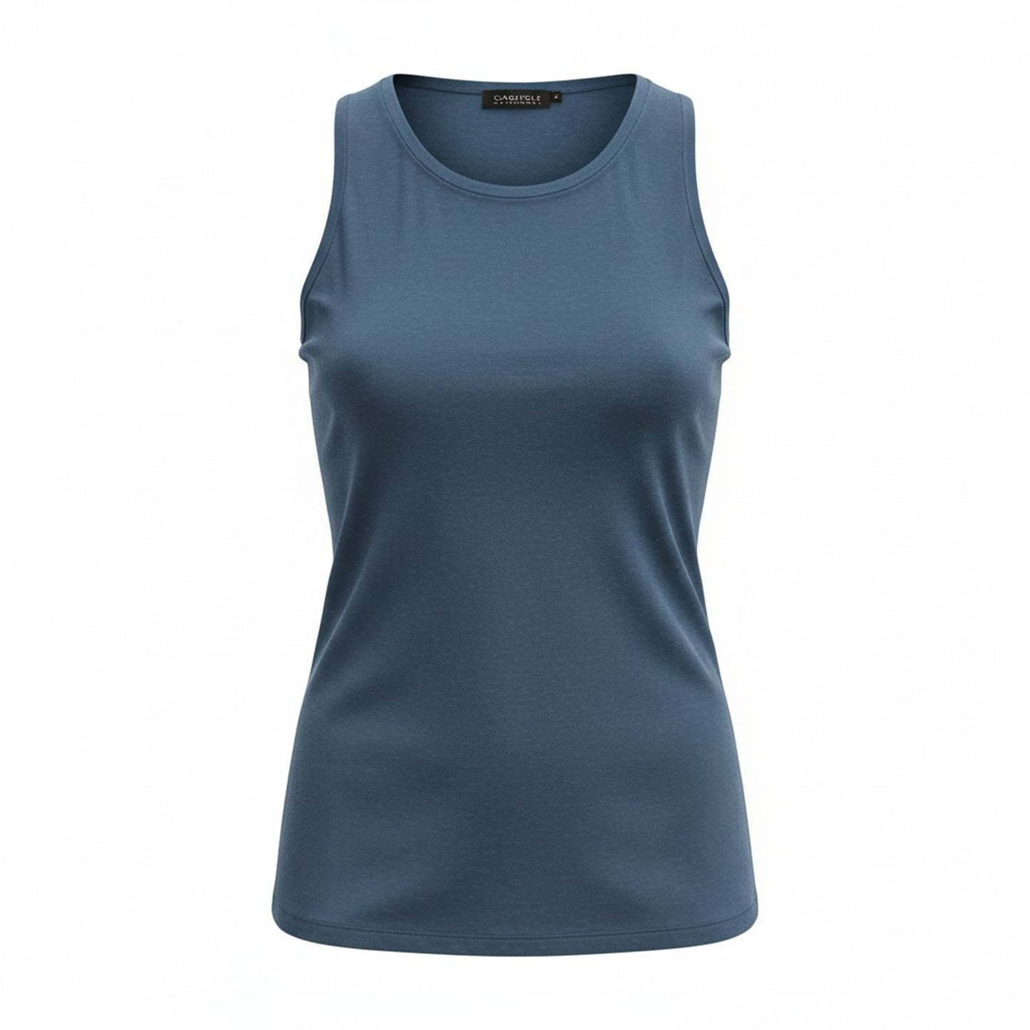 Carlisle Collection Blue Cashmere Sleeveless Knit Blouse Women's XS Y2K