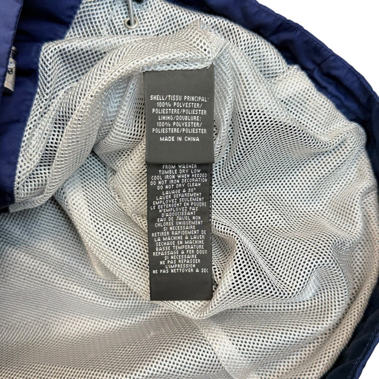 Polo Ralph Lauren RLX US Open Windbreaker Jacket Women's Blue Full Zip M