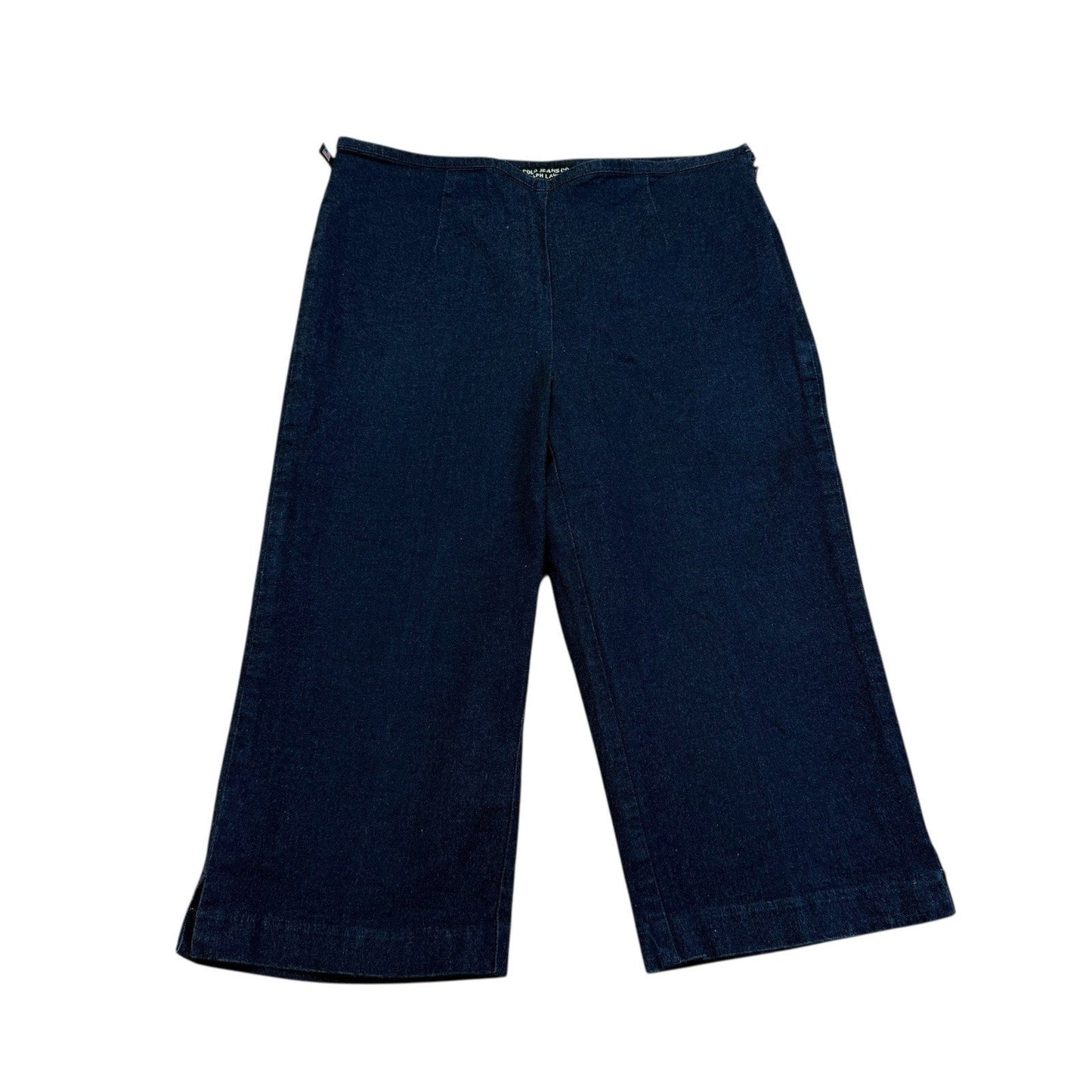 Vintage Polo Jeans Co Ralph Lauren Women’s Denim Culotte Pants Size 4 Y2K