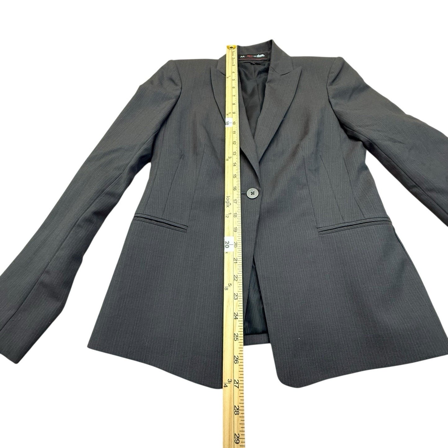 Vintage Anne Klein II Skirt Suit Women's 2 Tailored Blazer Pencil Skirt Gray 90s