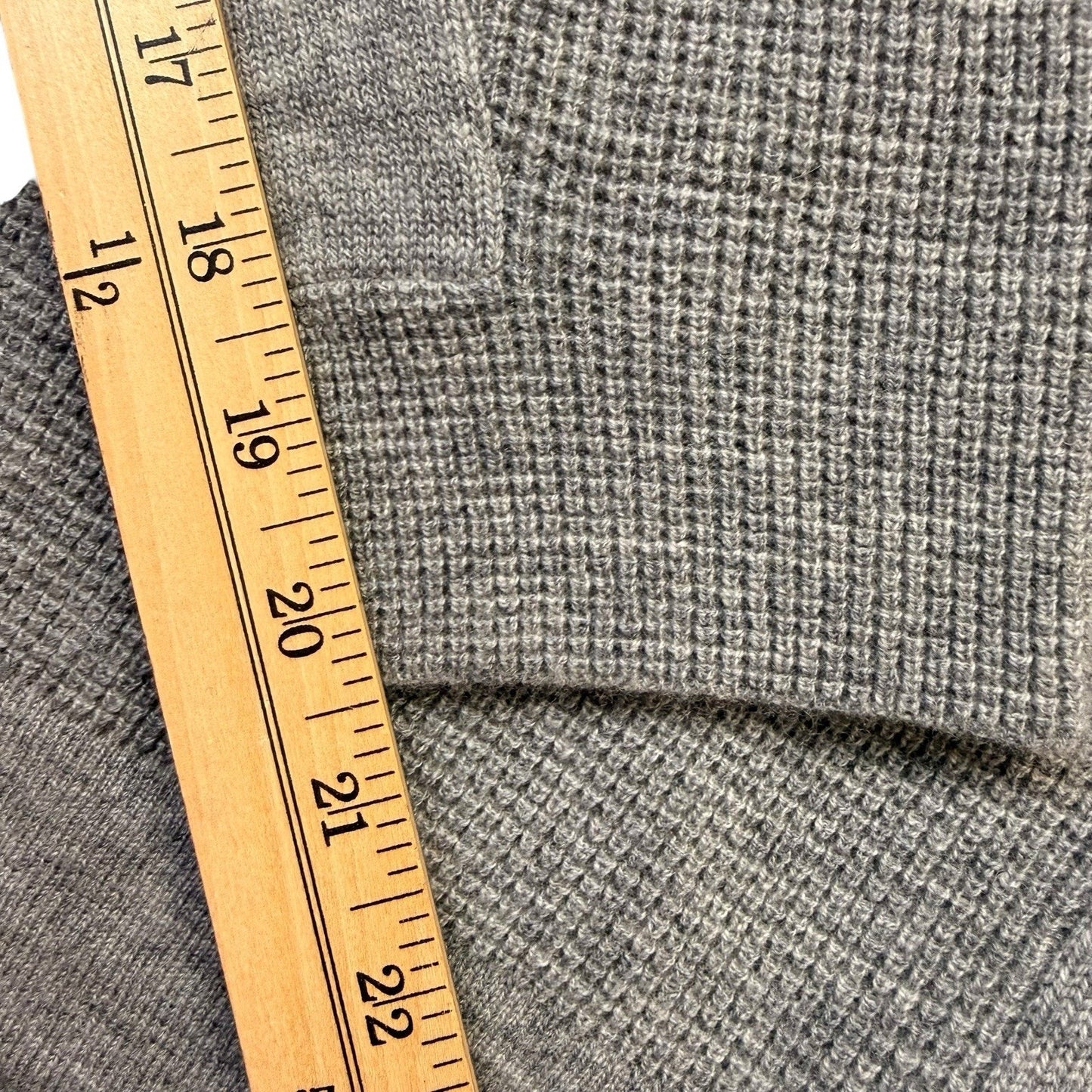 Men's Rhone Walden Waffle Knit Sweater XXL NWT Wool Cashmere Gray $178