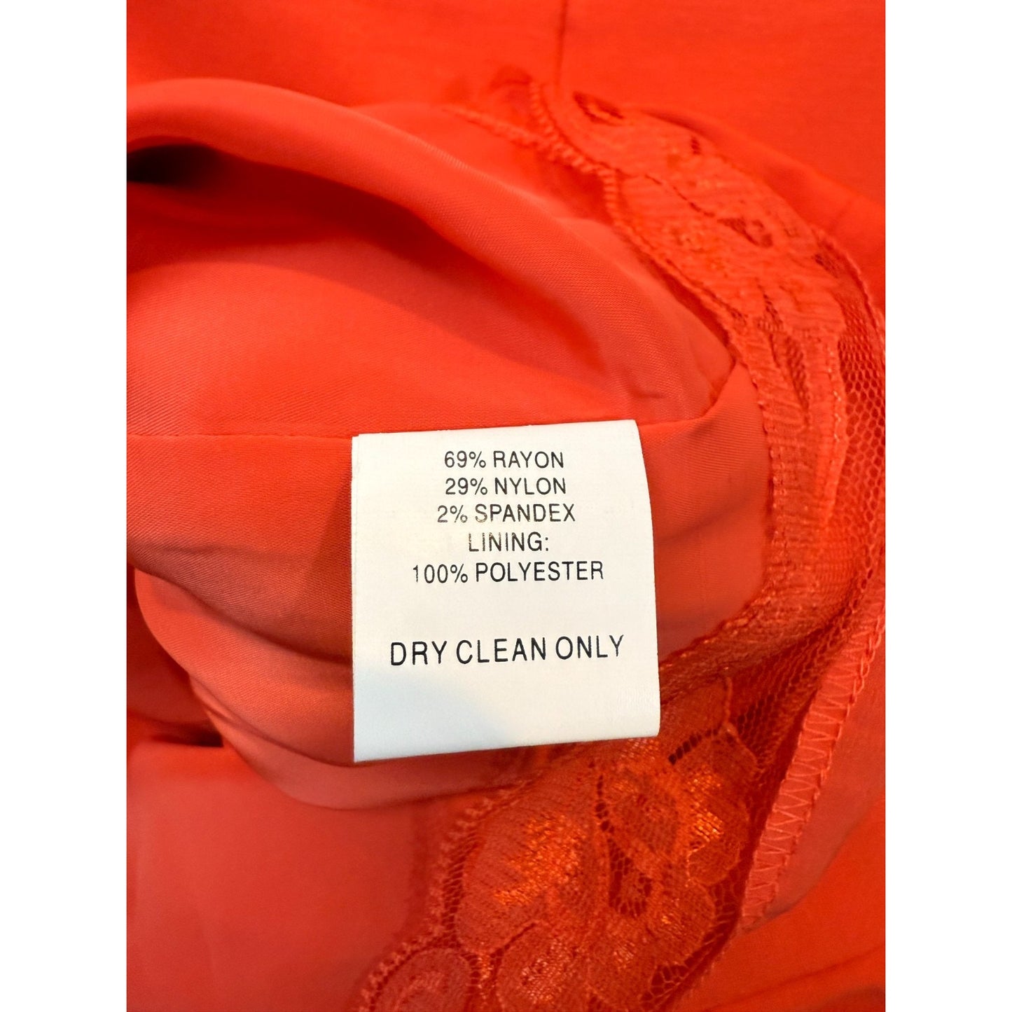 NEW Trinka Turk Women's Size 10 Orange Sleeveless Lined Sheath Dress Women's