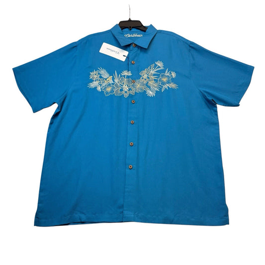 Caribbean Men's Casual Button Down Shirt