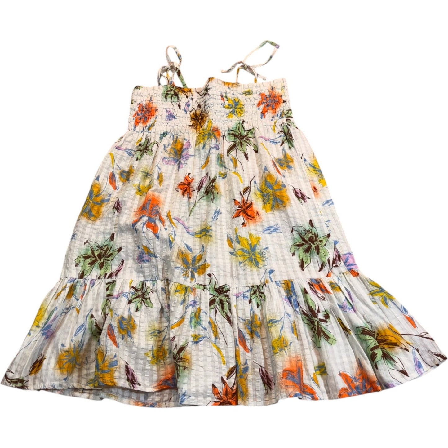 Tanya Taylor Swim Mini Lina Dress Girl's XL Floral Cotton Sundress NWT $125
