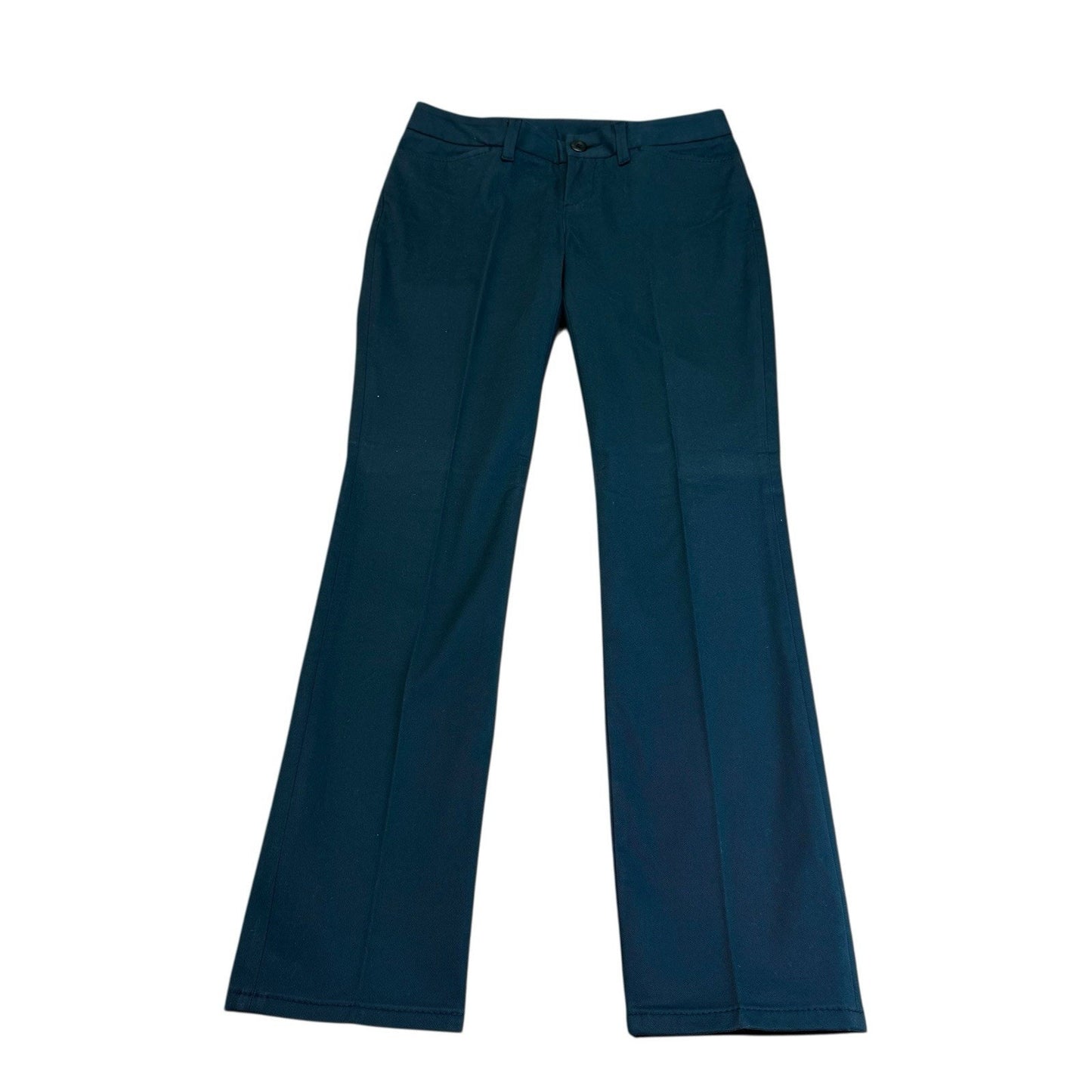 Vintage GAP Y2K Stretch Pants Women’s 2 Teal Straight Leg Cotton