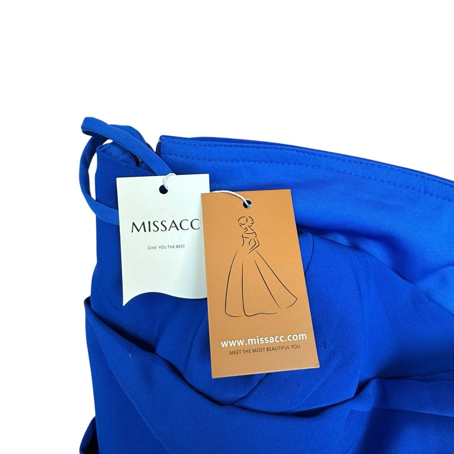 Missacc Royal Blue One Shoulder Gown Formal Dress NWT Women's Dress