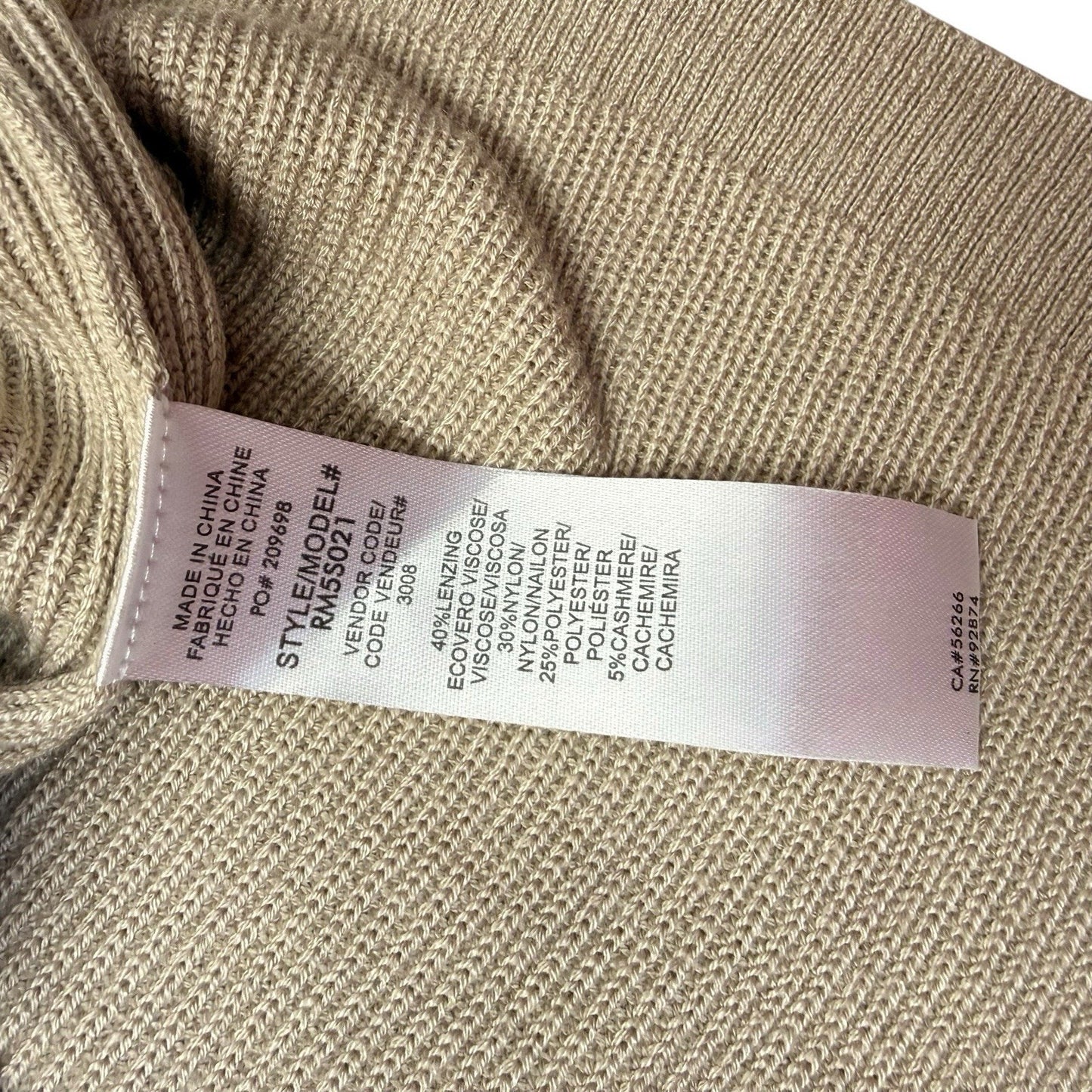 Splendid XS Knit Cami Tank Top Beige Cream Stripe MSRP $118 NWT Blouse Women's