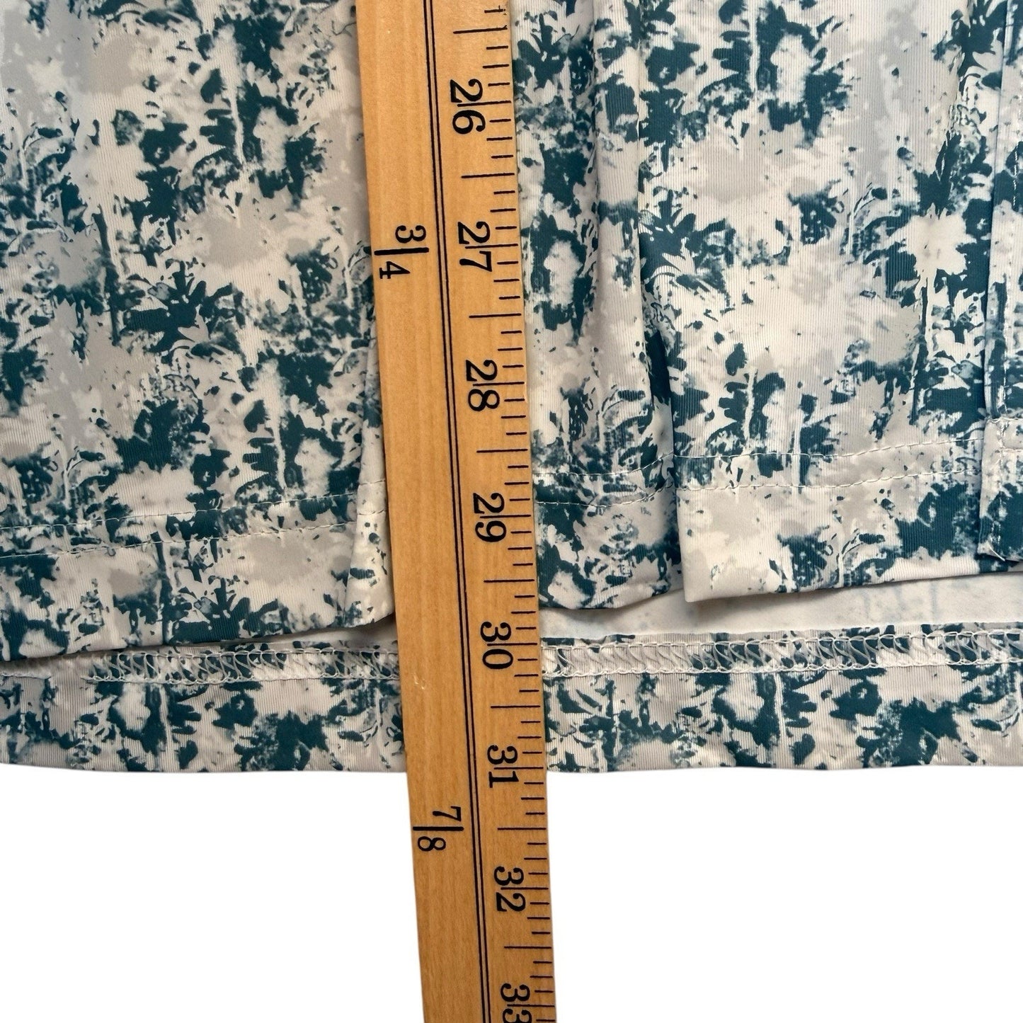 Hart Schaffner Marx Luxury Performance Shirt 2XL NWT Stretch Blue Floral $89 Women's Blouse