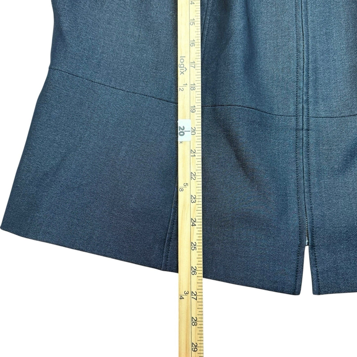 Vintage Tahari Arthur S Levine Skirt Suit Women's Short Sleeve Zip Jacket Pencil