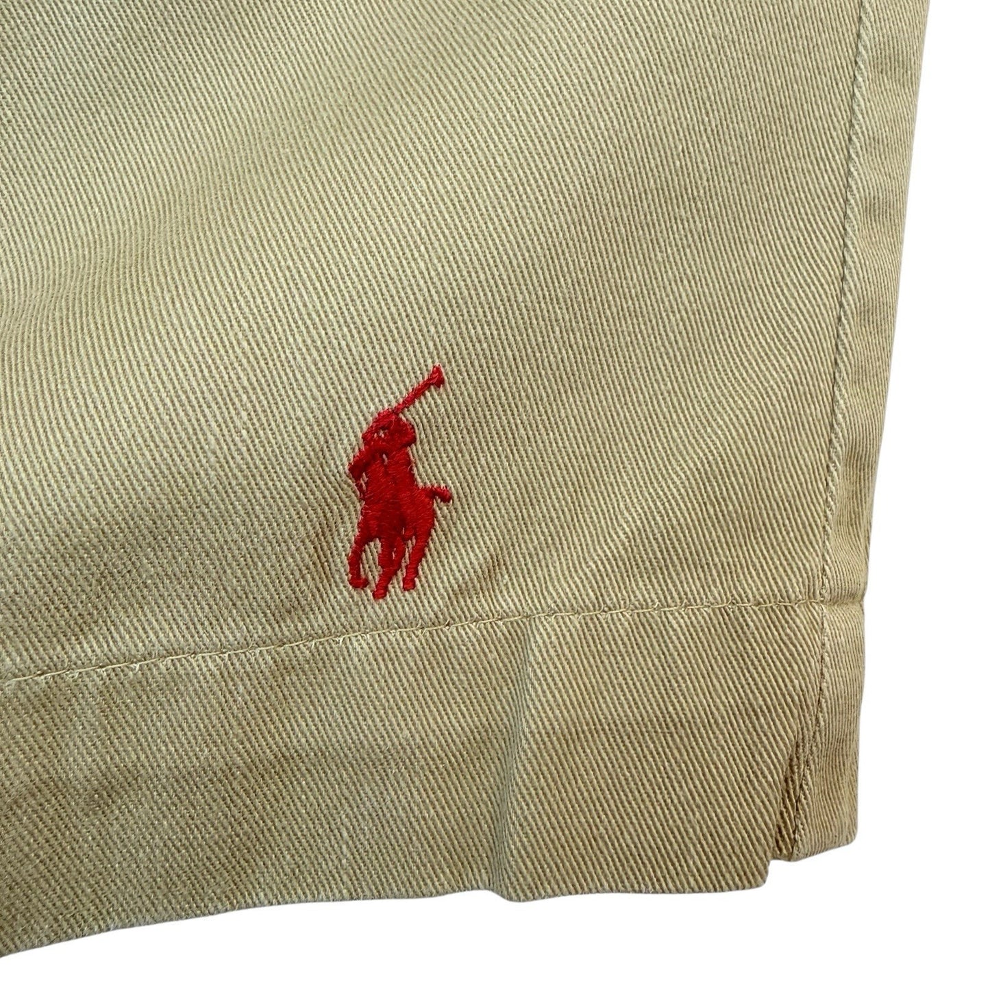 Vintage Polo Ralph Lauren Khaki Shorts Women's 6 USA Pleated Pony