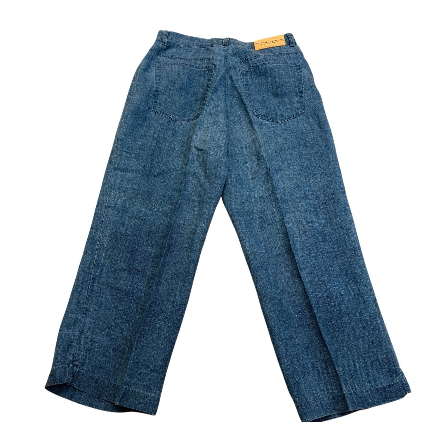 VINTAGE Women's 6 Lauren Jeans Co. Ralph Lauren Wide Leg Denim Jeans