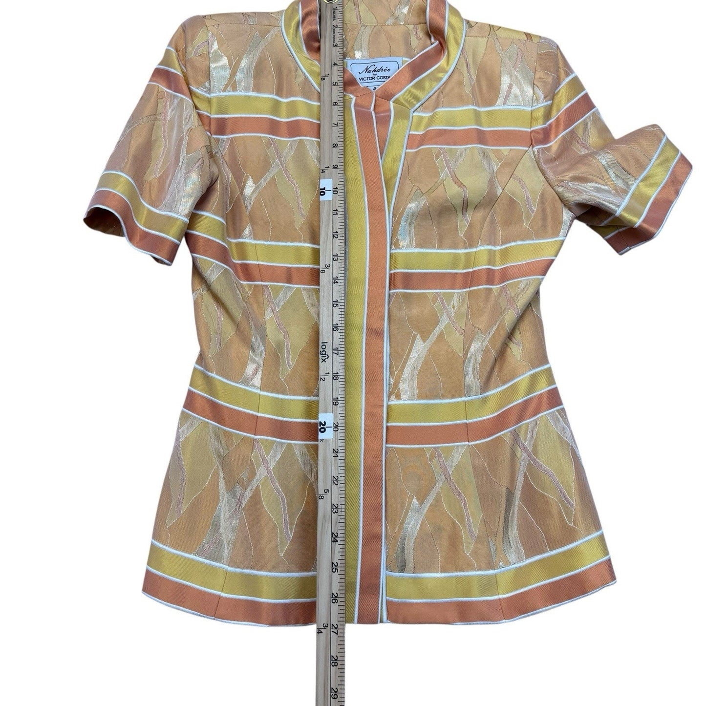 Vintage 60s Victor Costa Nathree Plaid Jacket Skirt Set Pastel Mod 4 Women's