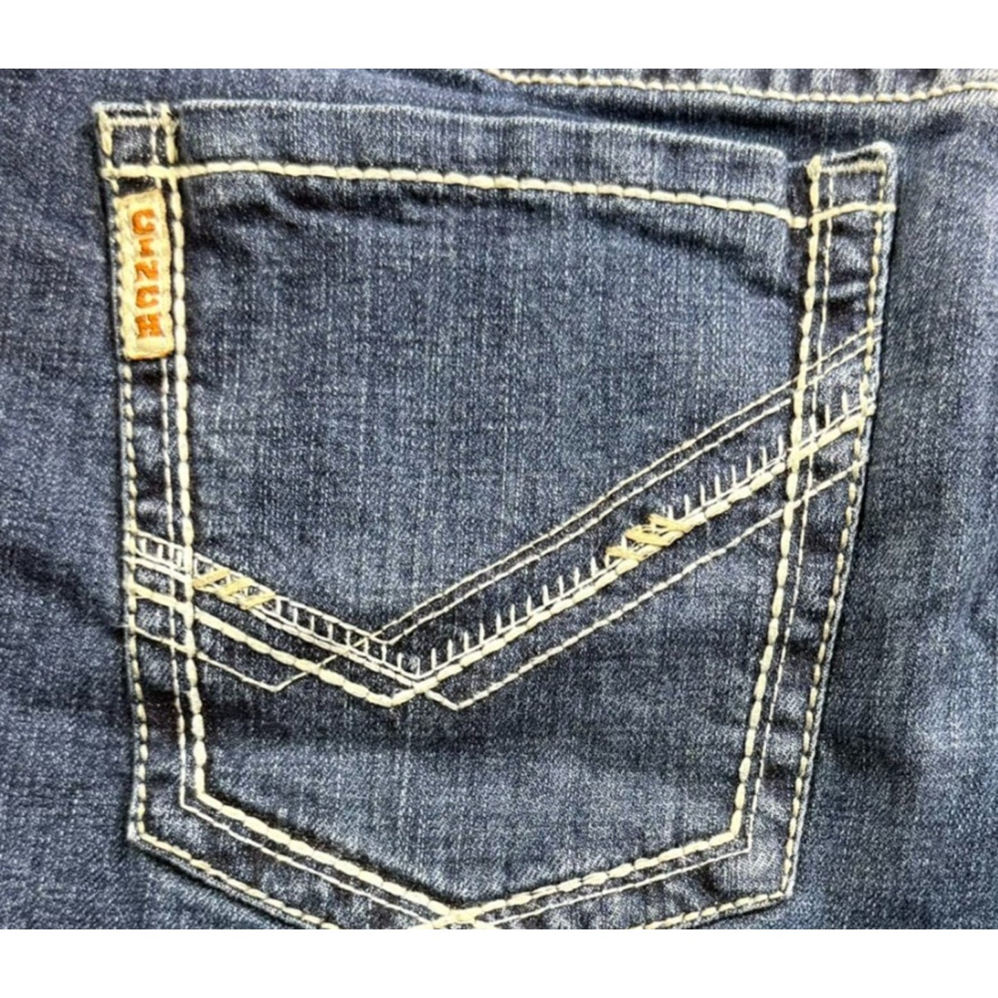 Cinch Ian Jeans Men’s 36x32 Dark Wash Slim Fit Western Denim