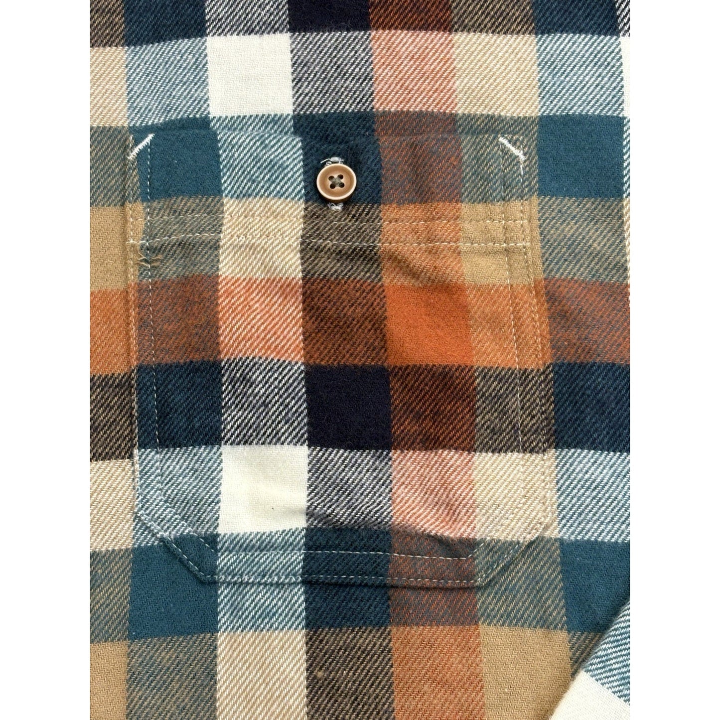 New ROWM Men's Big & Tall Button Down Shirt size 3XT Multicolor Plaid Collared L/S