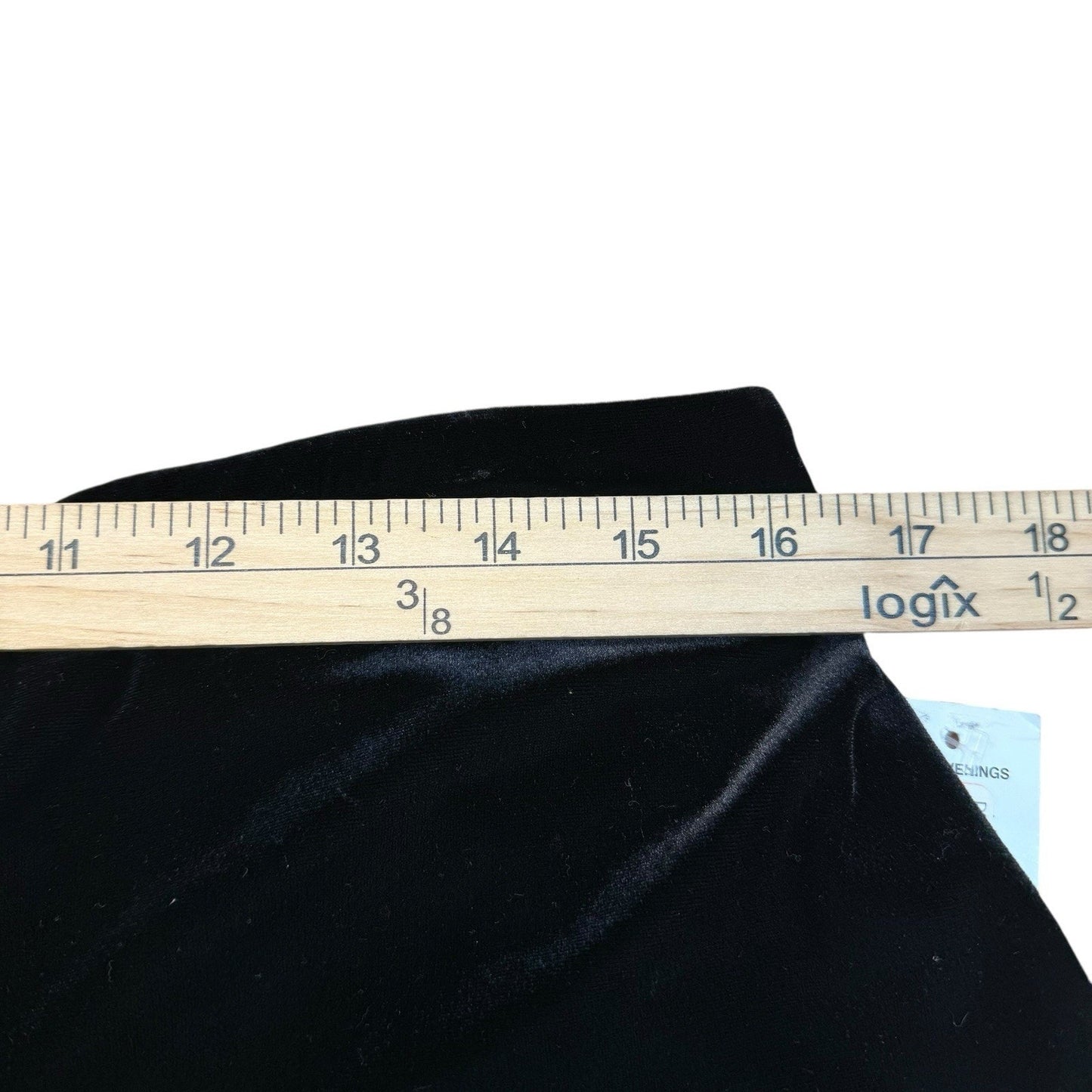 Alex Evenings Black Velvet Pants Women's Size L Wide Leg Dress Pants NWT