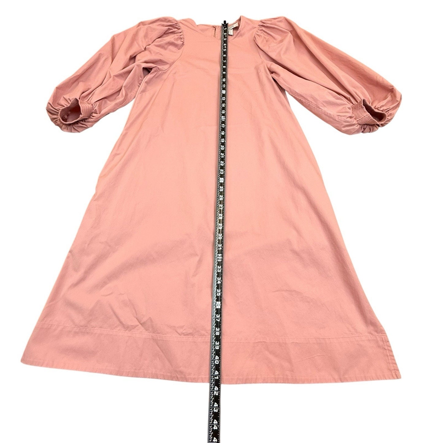 COS Blush Puff Sleeve A-Line Dress US 4 Minimalist Women's