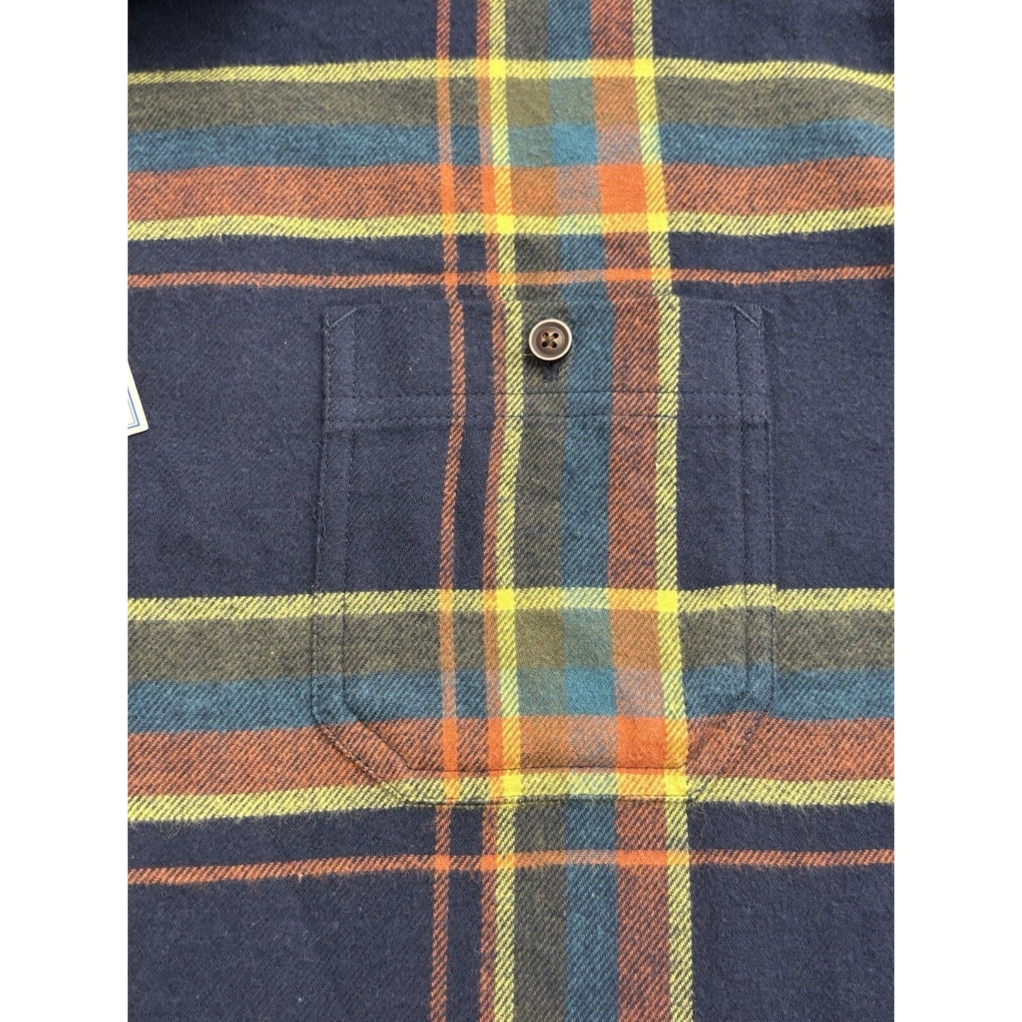 NWT's ROWM SOFT Portuguese Button Down Multi Men's Blue Shirt 4XT MSRP $89