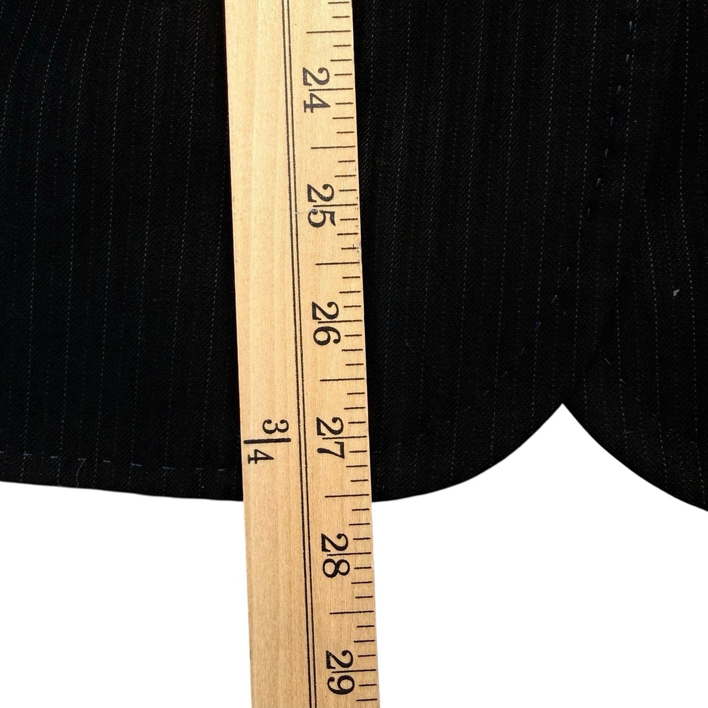 Vintage Garfield & Marks Women’s Size 16 Black Pinstripe Skirt Suit USA Made